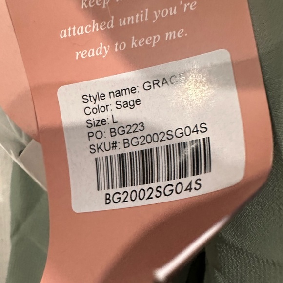 Birdy Grey GRACE CONVERTIBLE DRESS CHIFFON SAGE Large NEW NWT BridesmaiD WEDDING - Picture 5 of 5
